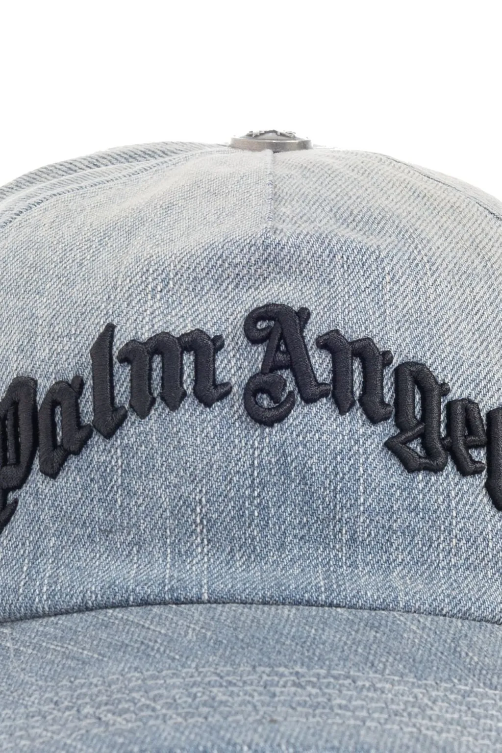 Palm Angels Logo Embroidered Baseball Cap