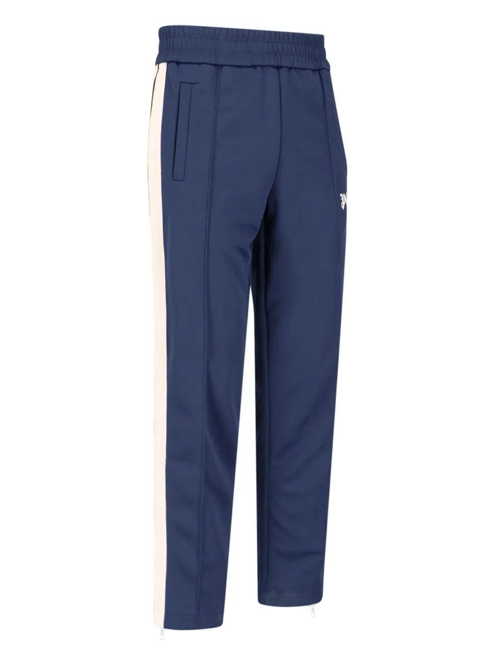 Palm Angels Logo Embroidered Straight-Leg Pants