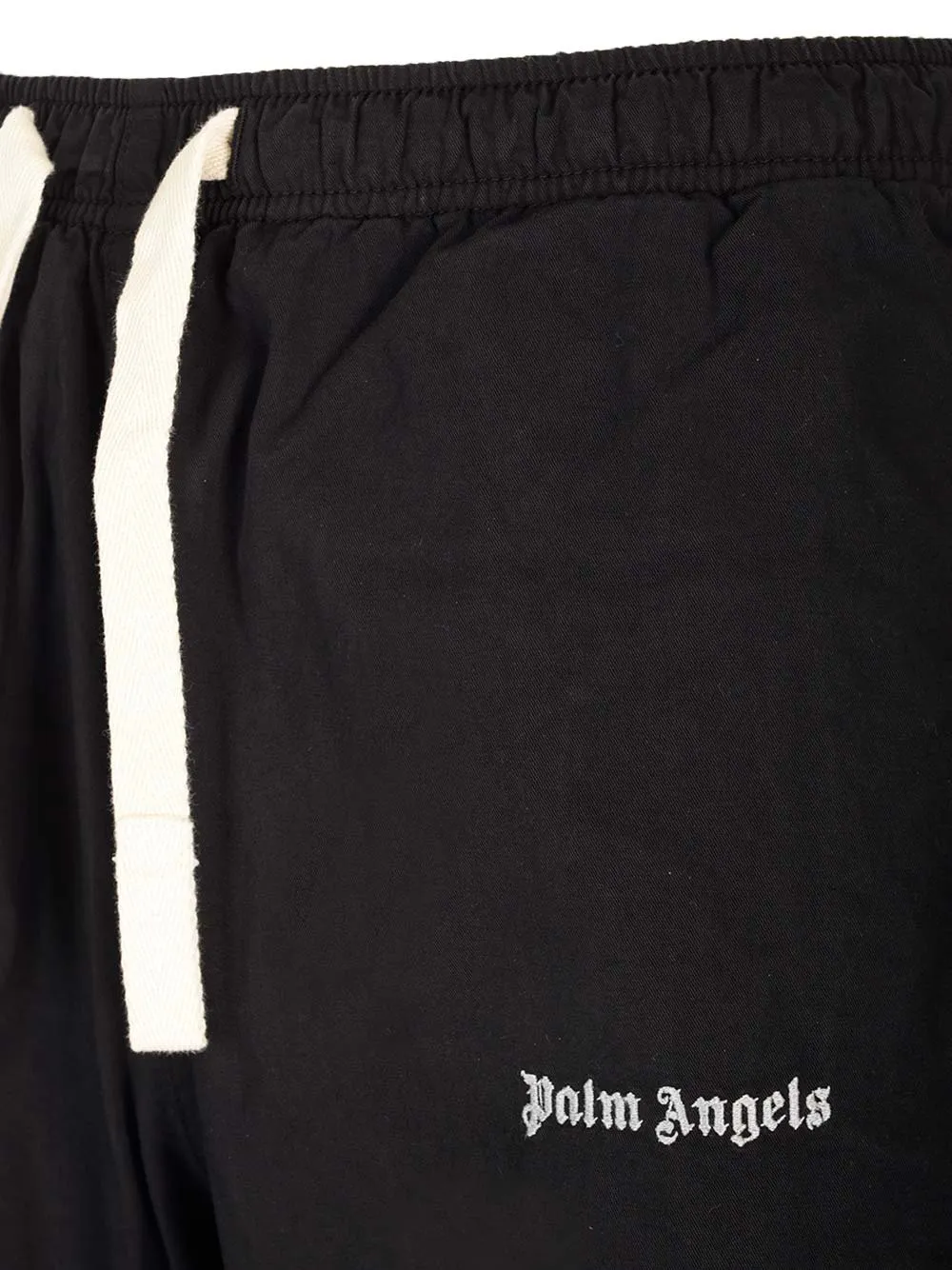 Palm Angels Logo Embroidered Drawstring Trousers