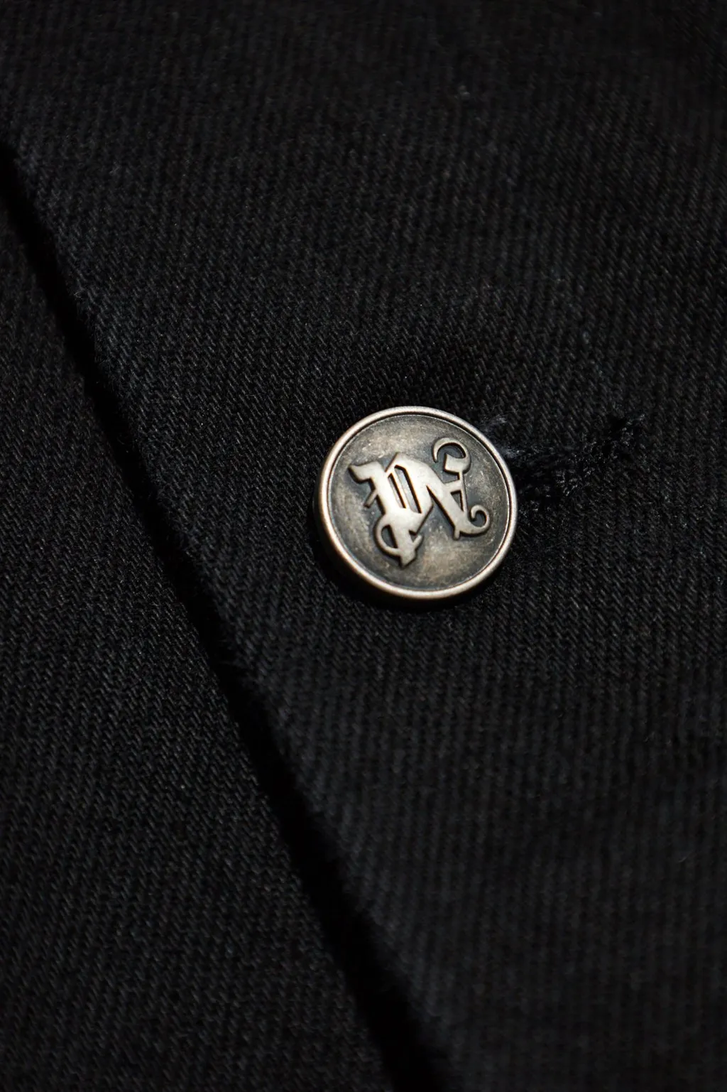 Palm Angels Logo Patch Denim Jacket