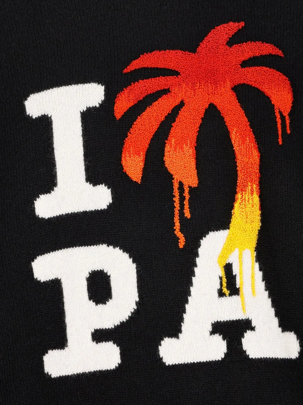 Palm Angels I Love Pa Crewneck Knitted Jumper