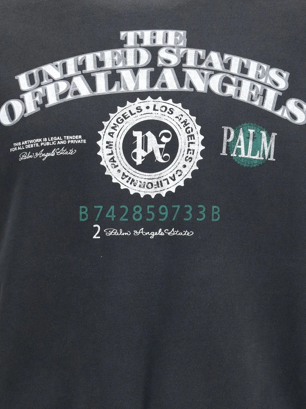 Palm Angels Dollar Loose Vintage Sweatshirt
