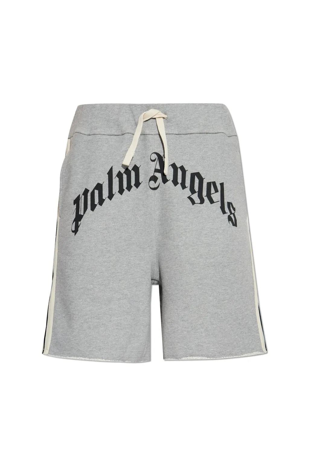 Palm Angels Curved Logo Printed Shorts