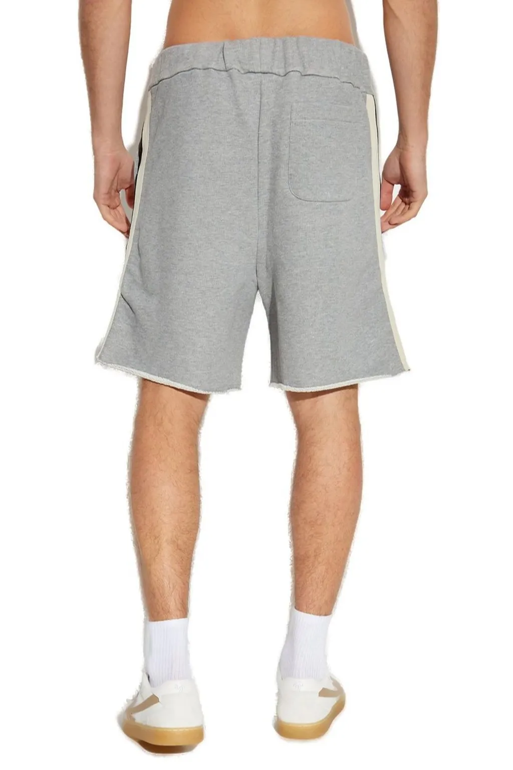 Palm Angels Curved Logo Printed Shorts