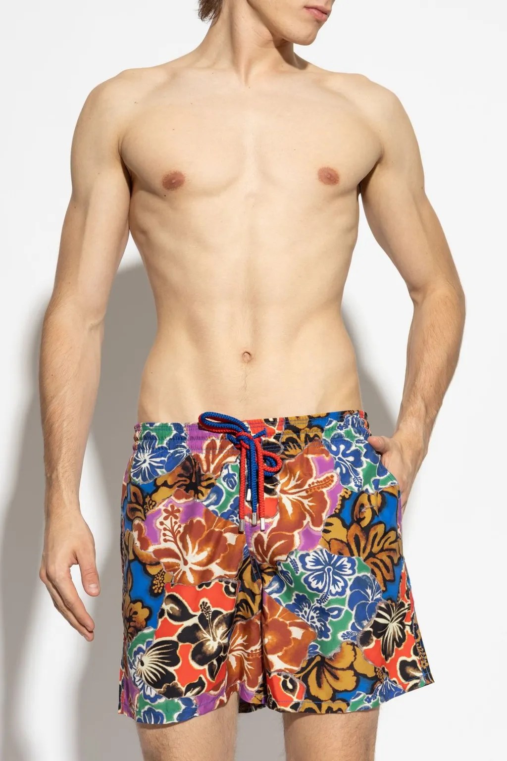 Palm Angels X Vilebrequin Graphic Printed Swim Shorts