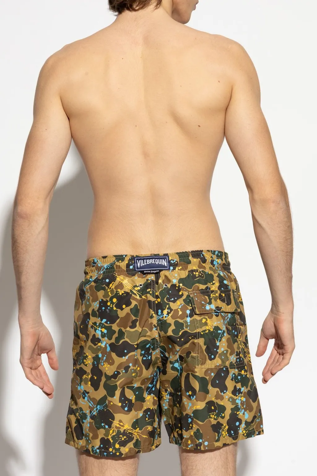 Palm Angels X Vilebrequin Graphic Printed Swim Shorts