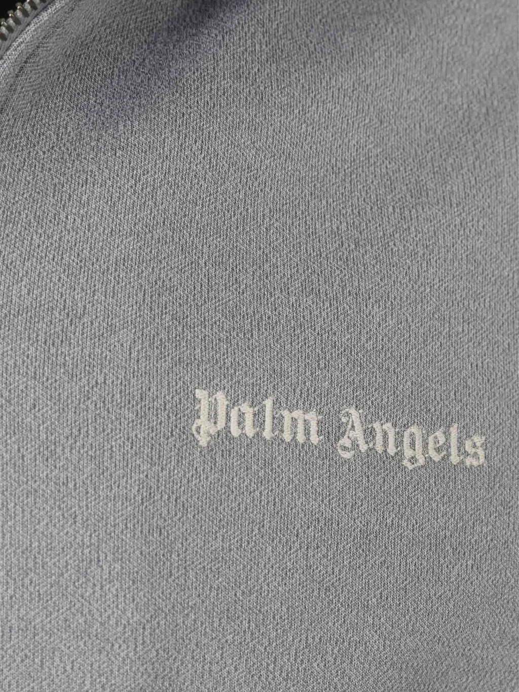 Palm Angels Logo Embroidered Zipped Sweatshirt