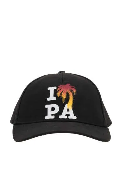 Palm Angels I Love Pa Drill Baseball Cap