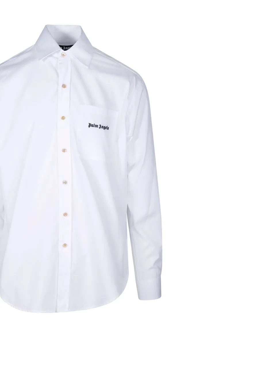 Palm Angels Logo-Embroidered Buttoned Shirt