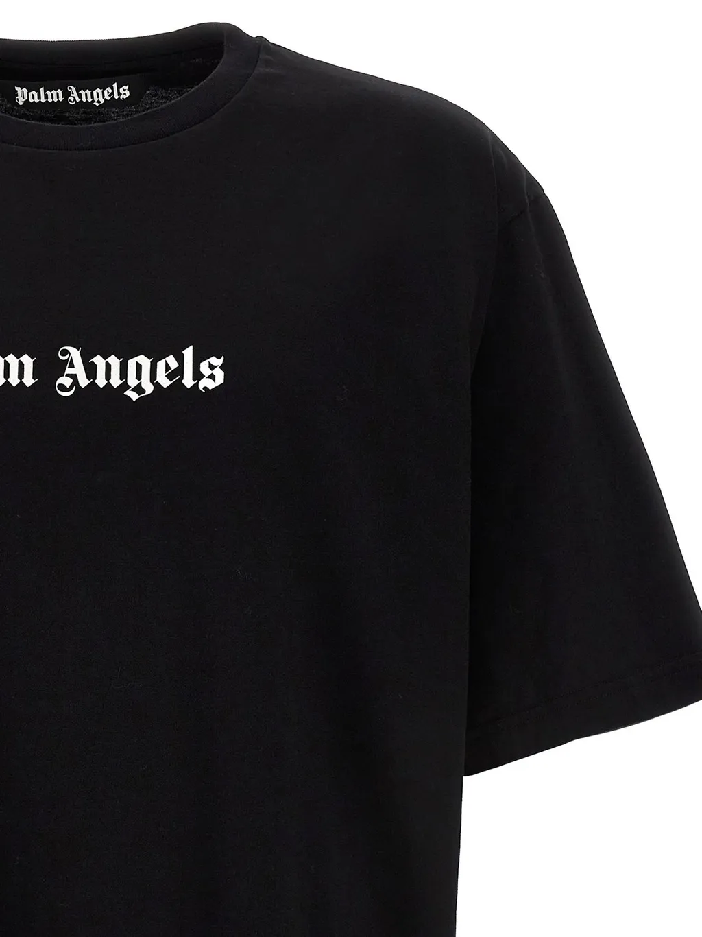 Palm Angels Logo Printed Crewneck T-Shirt