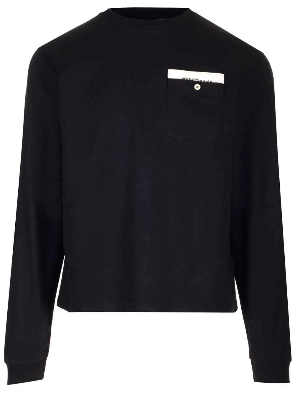 Palm Angels Logo Detailed Long-Sleeved T-Shirt