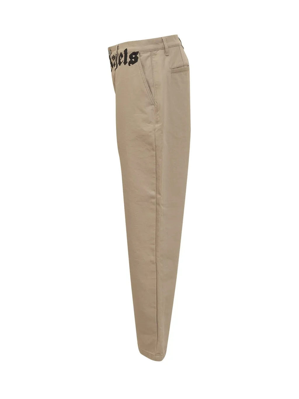 Palm Angels Logo Printed Straight Leg Chino Pants