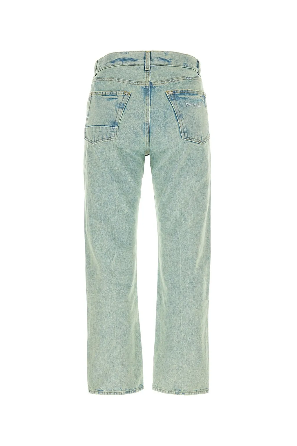 Palm Angels Overdyed Straight Leg Jeans