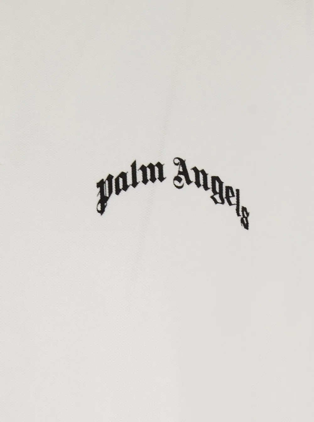Palm Angels Logo Printed Short-Sleeved Polo Shirt