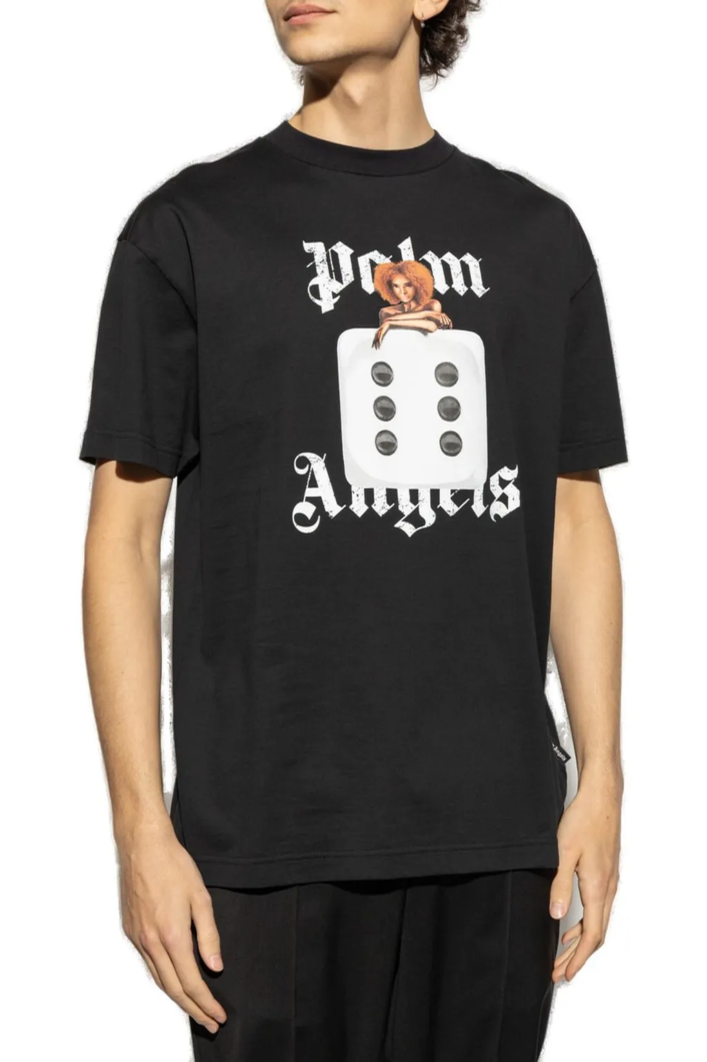 Palm Angels Holly Pin-Up Drop Shoulder T-Shirt