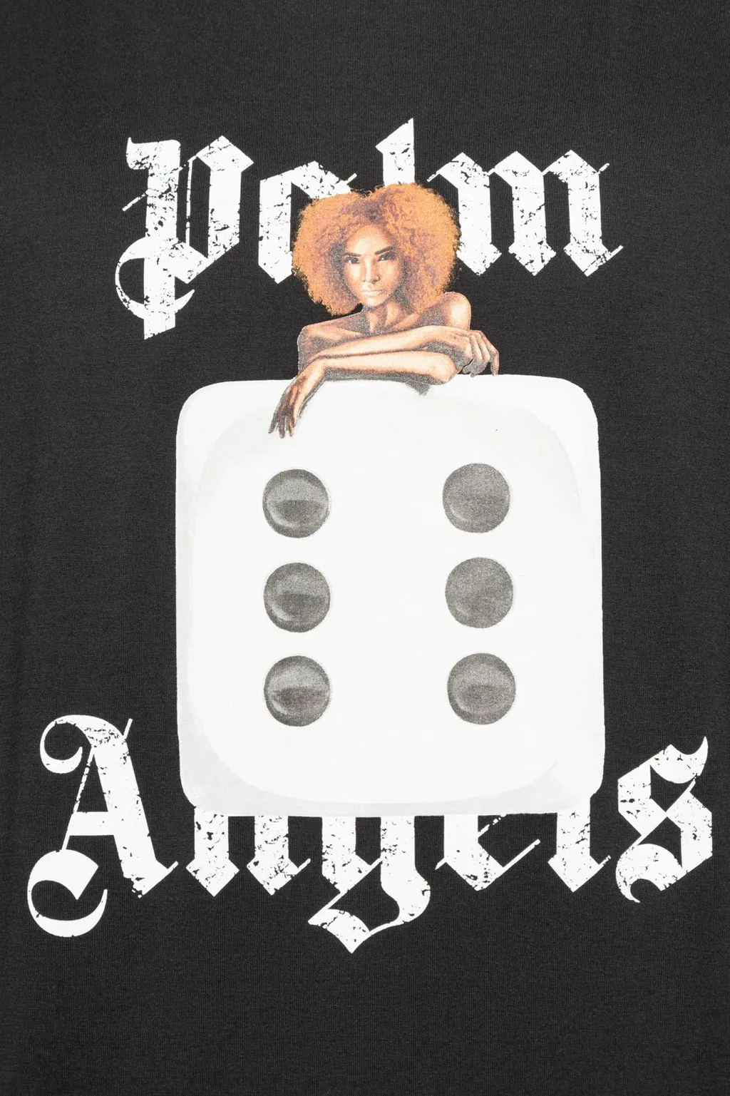 Palm Angels Holly Pin-Up Drop Shoulder T-Shirt