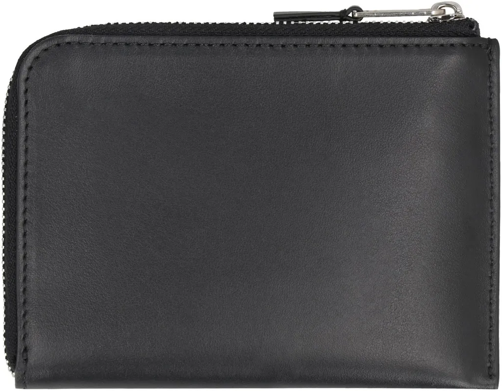 Palm Angels Logo Printed Zipped Wallet