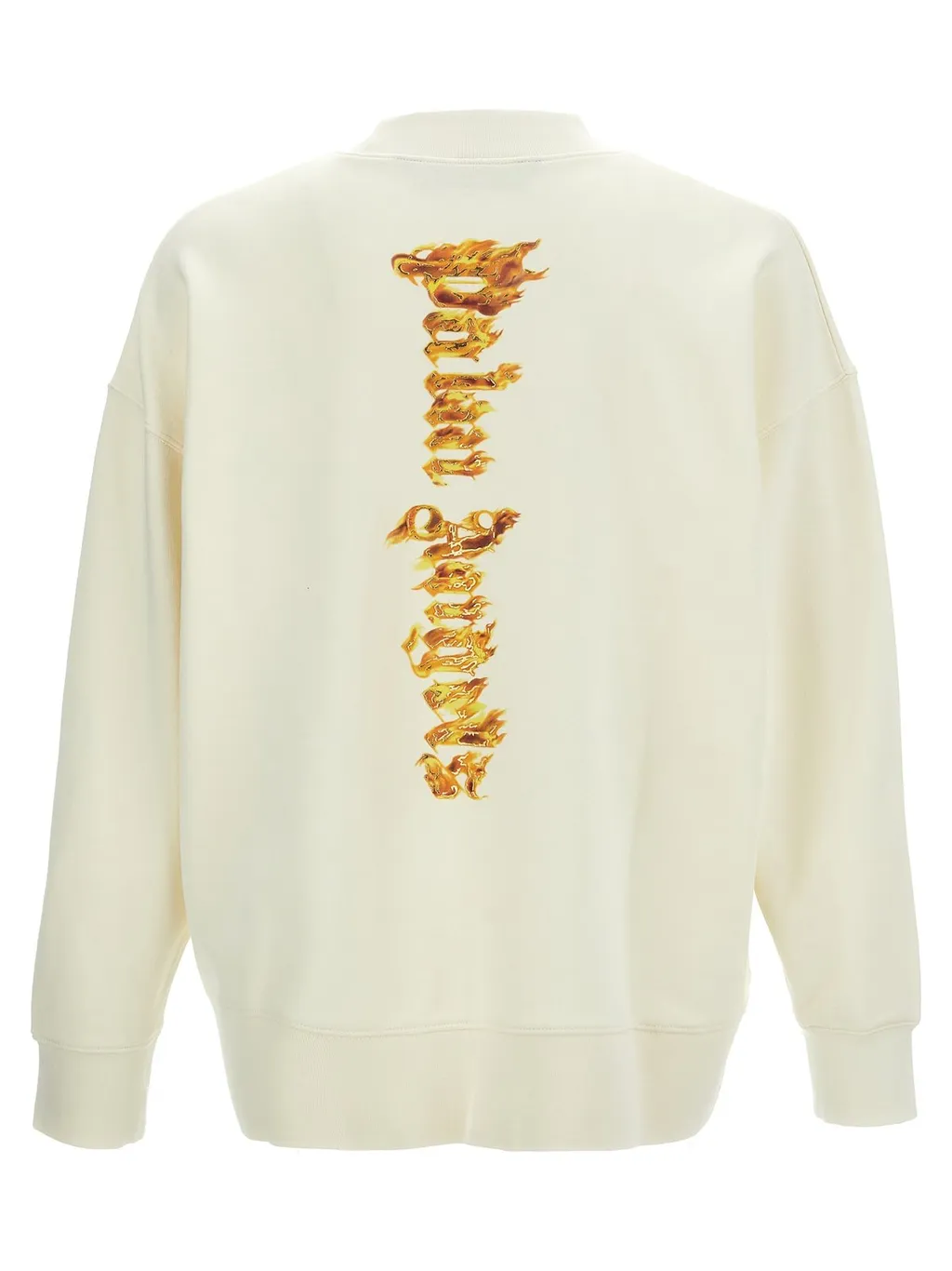 Palm Angels Burning Palm Printed Crewneck Sweatshirt