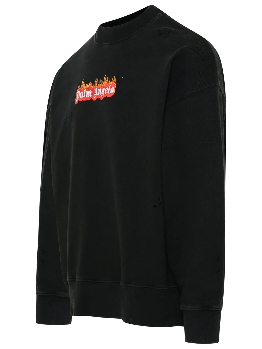 Palm Angels Logo-Printed Crewneck Sweatshirt