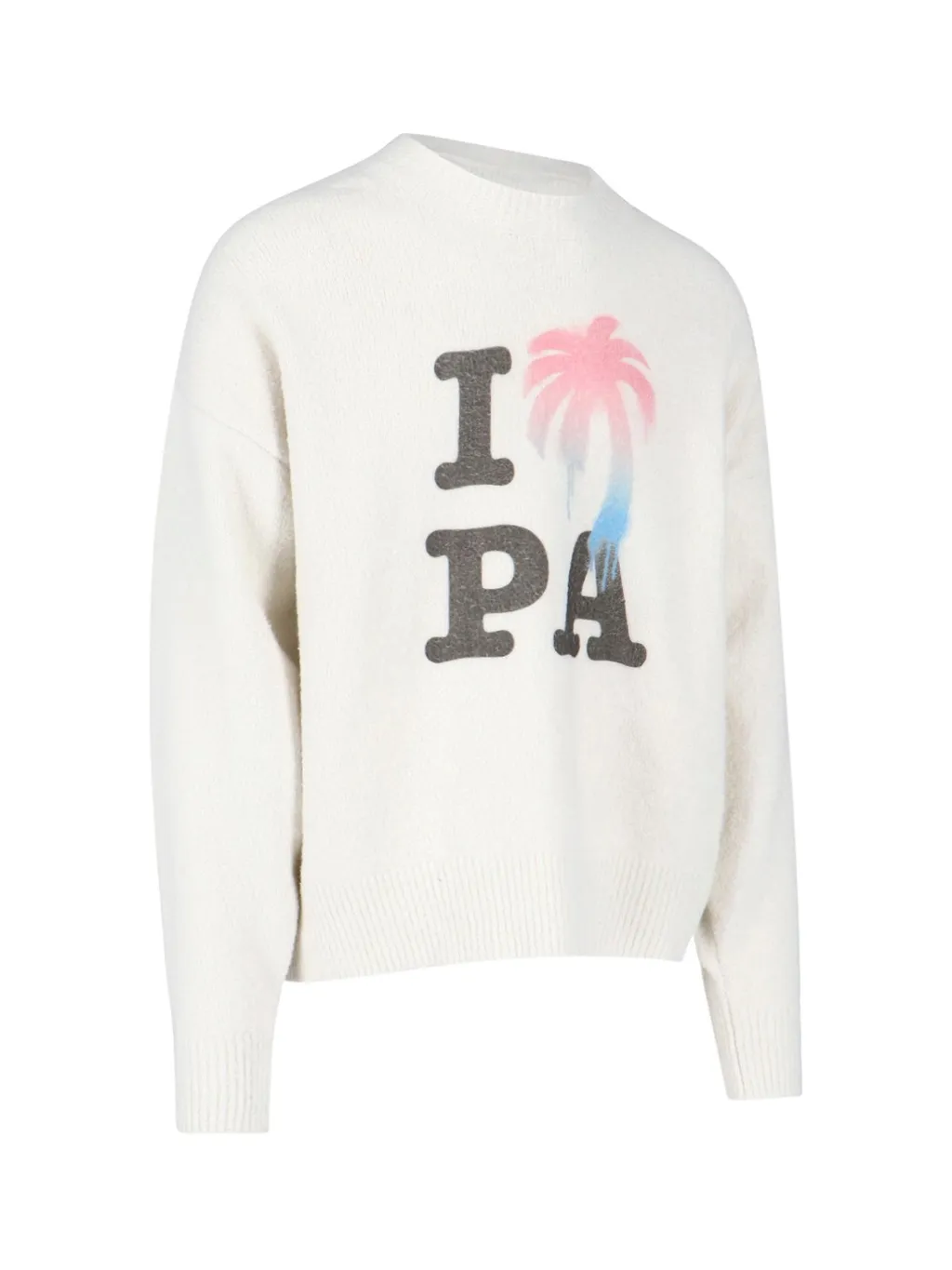 Palm Angels I Love Pa Crewneck Knit Jumper