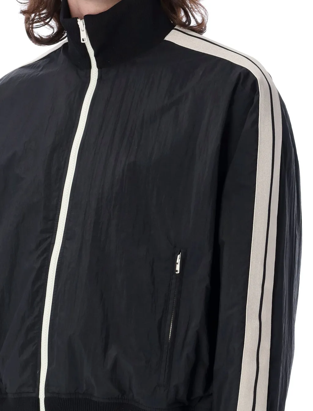 Palm Angels Logo Printed Long-Sleeved Jacket