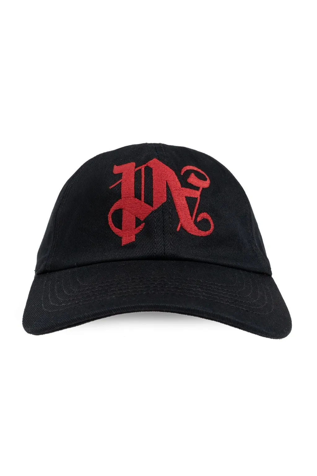 Palm Angels Logo Embroidered Baseball Cap