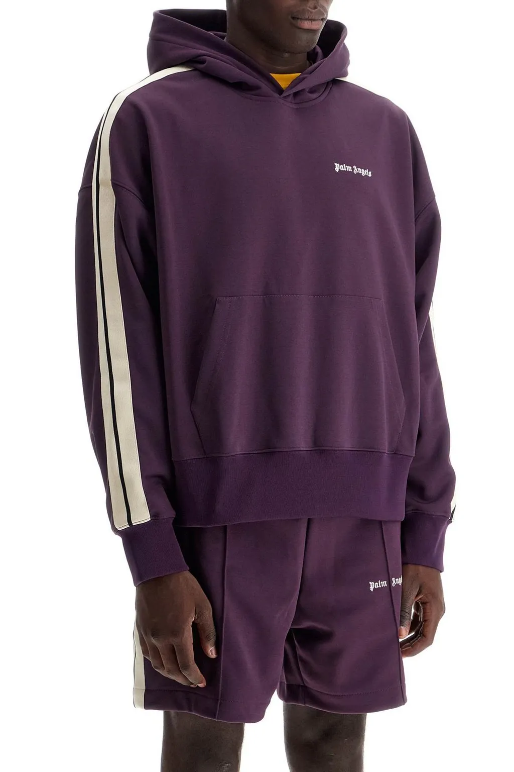 Palm Angels Logo Embroidered Hoodie