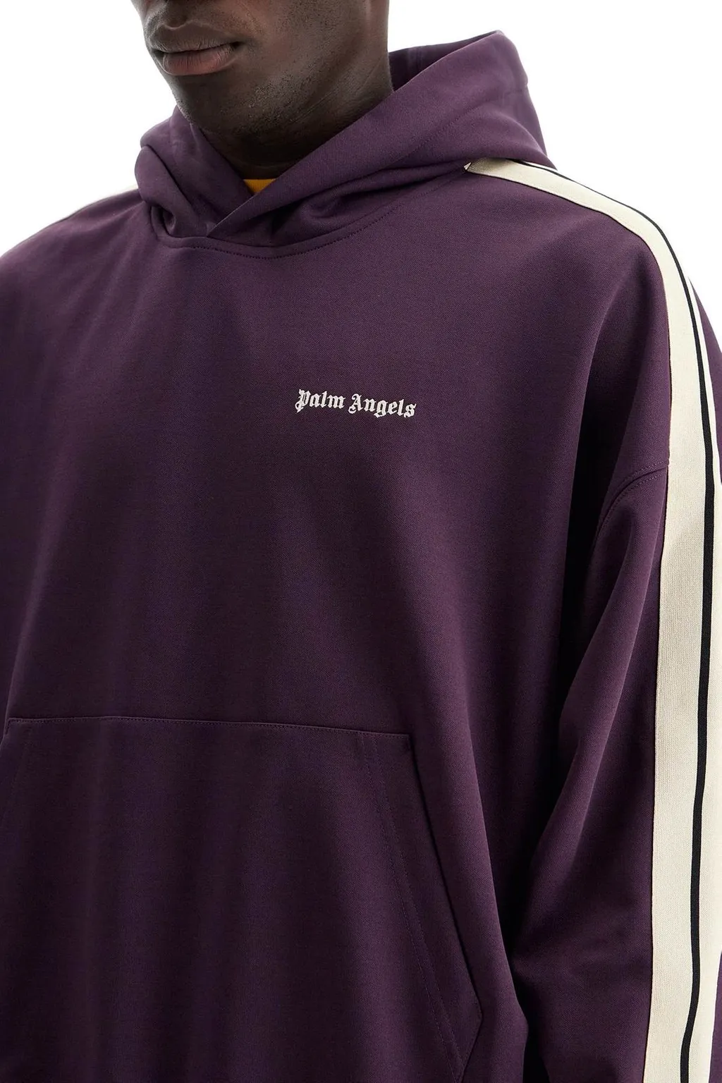 Palm Angels Logo Embroidered Hoodie