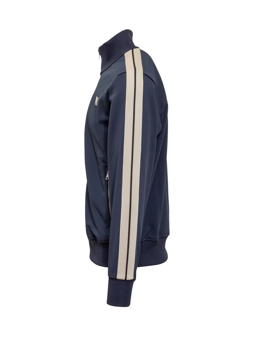 Palm Angels Logo Embroidered Zip-Up Jacket