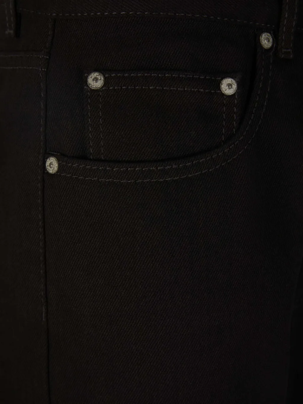 Palm Angels Logo Embroidered Straight Leg Jeans