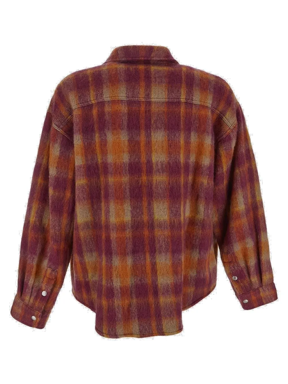 Palm Angels Plaid-Printed Buttoned Overshirt
