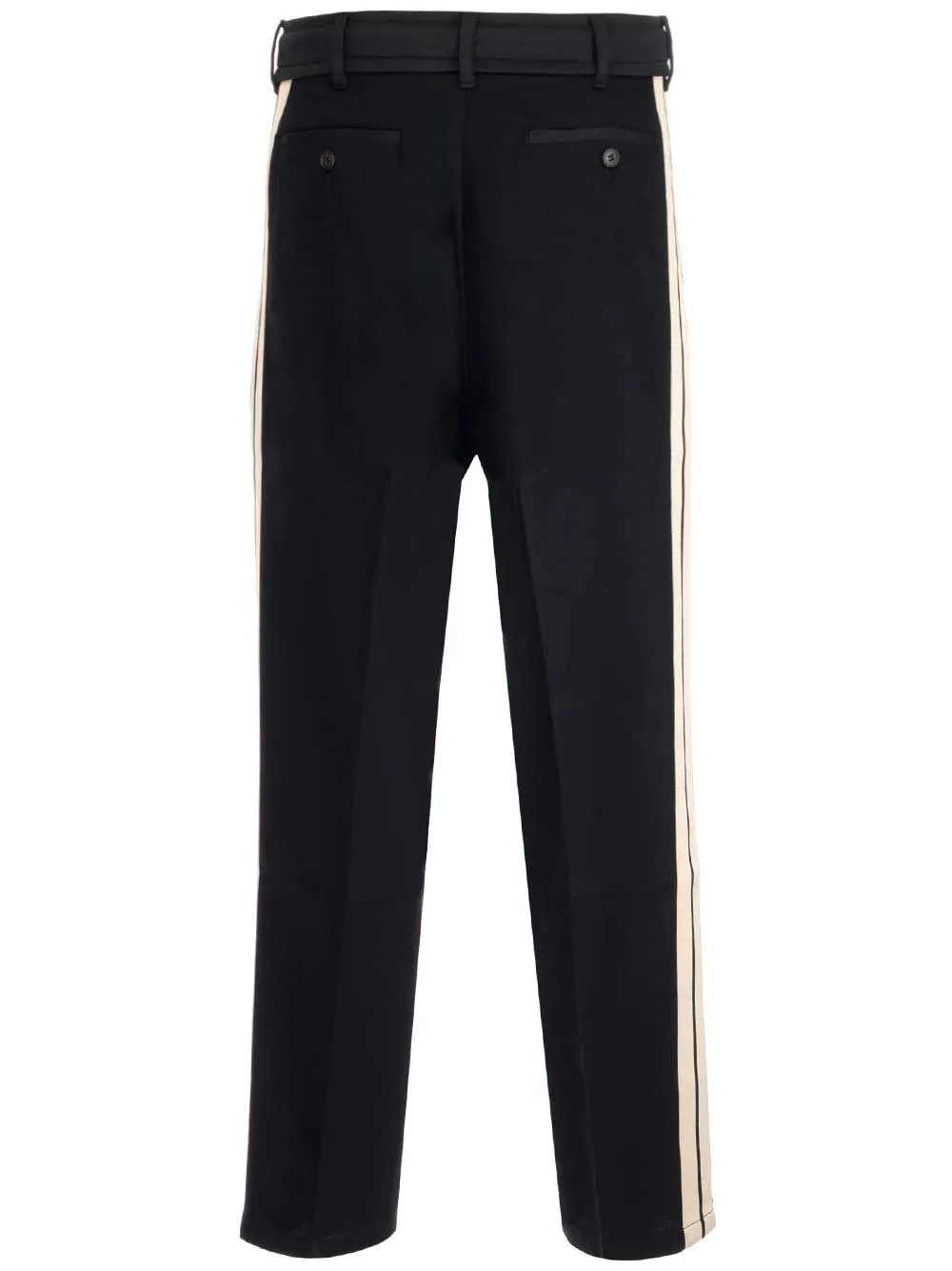 Palm Angels Stripe-Detailed Drawstring Pants