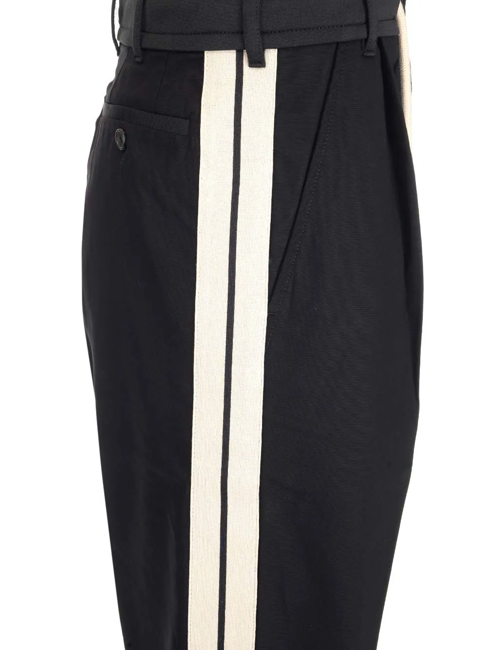 Palm Angels Stripe-Detailed Drawstring Pants