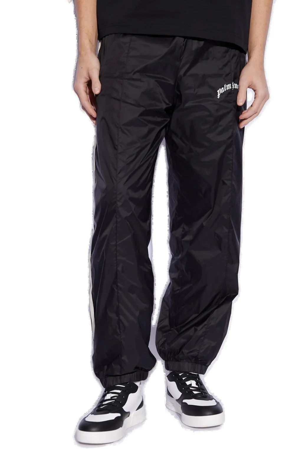 Palm Angels Side Stripe Detailed Track Pants