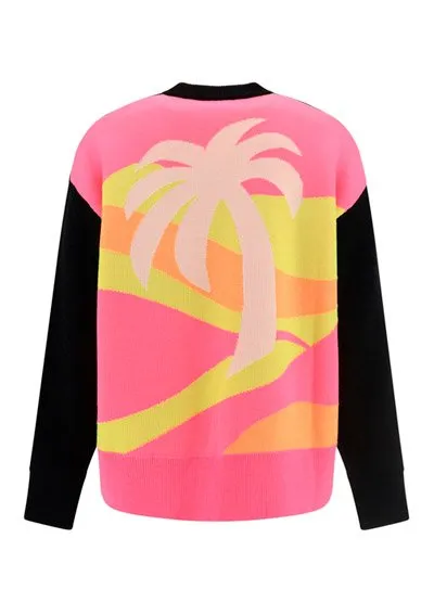 Palm Angels Palm Tree Intarsia Crewneck Sweater
