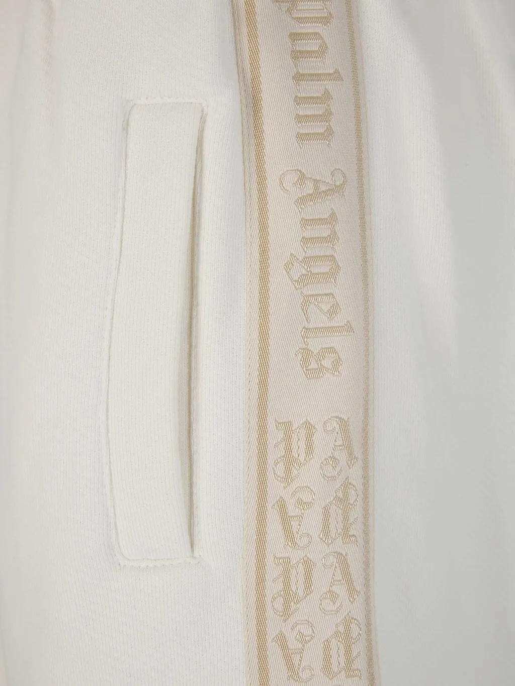 Palm Angels Logo-Tape Drawstring Track Shorts
