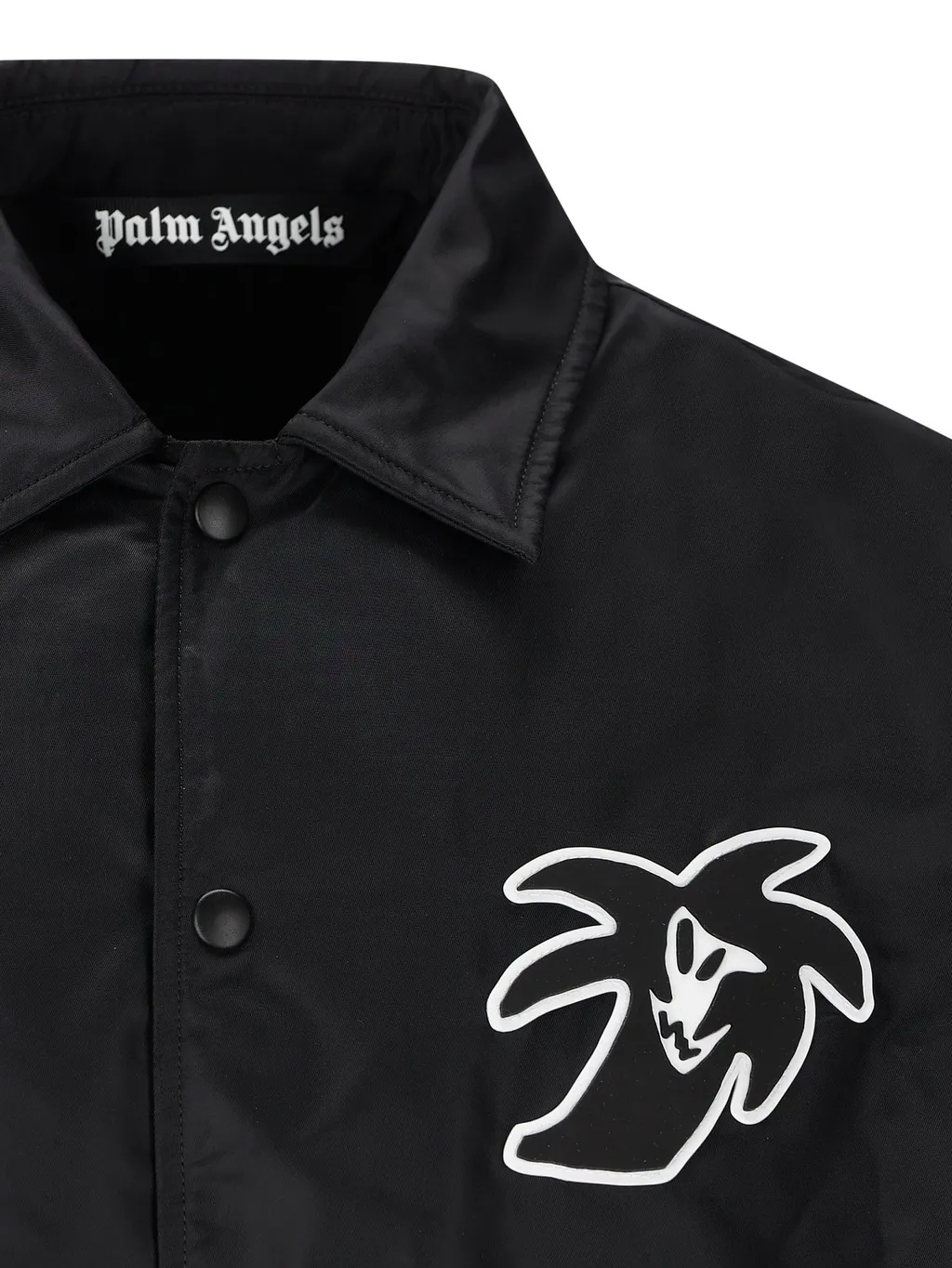 Palm Angels Logo Printed Coat