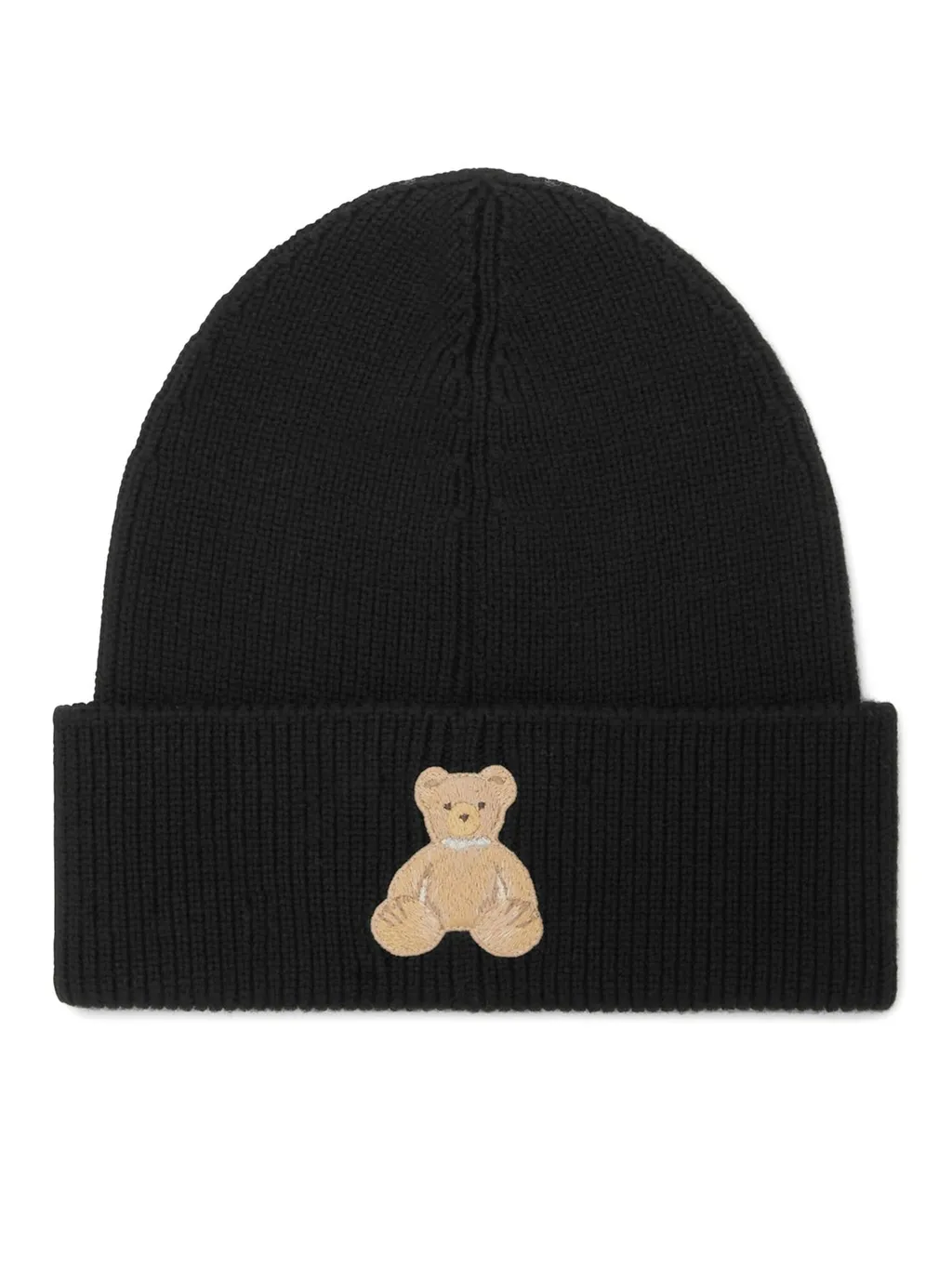 Palm Angels Bear Patch Knitted Beanie