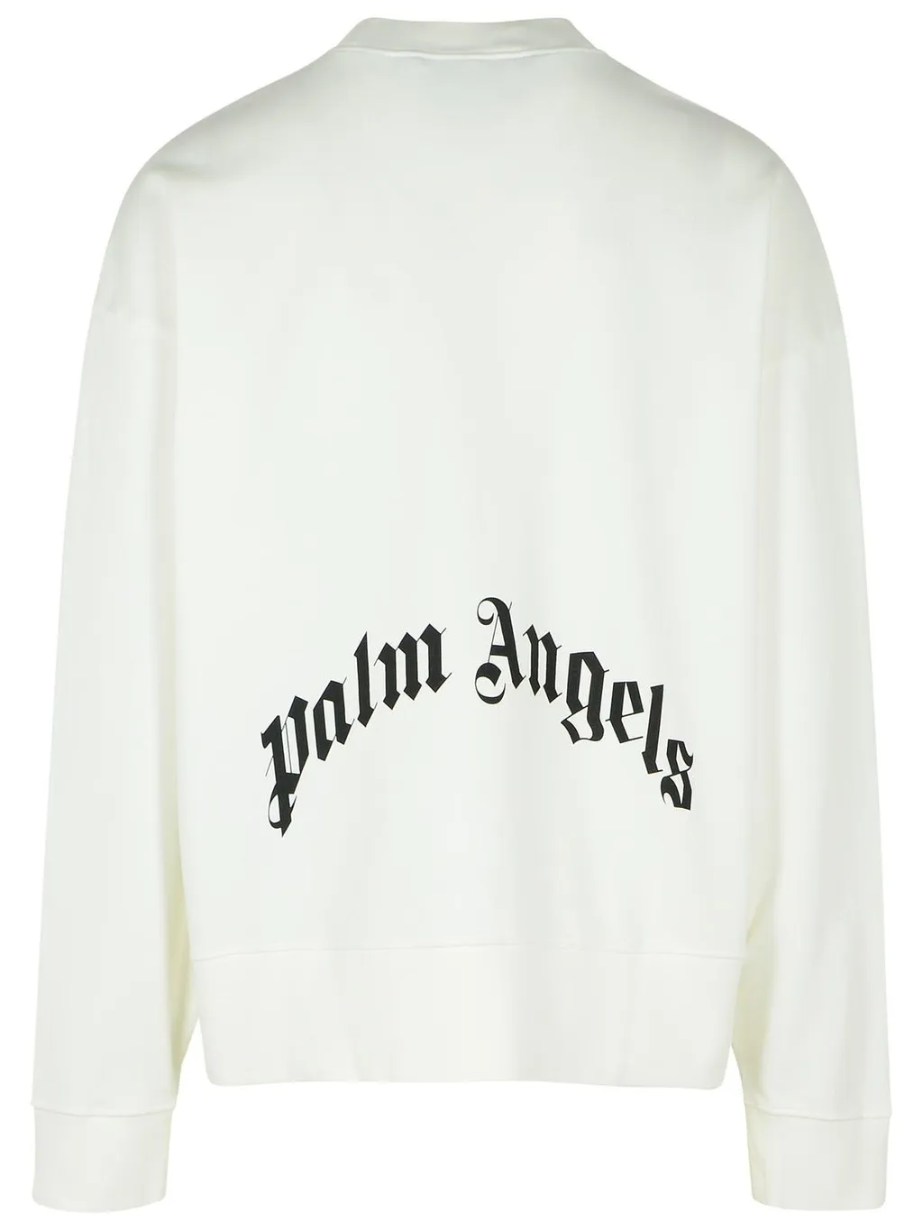 Palm Angels Curved-Logo Crewneck Sweatshirt