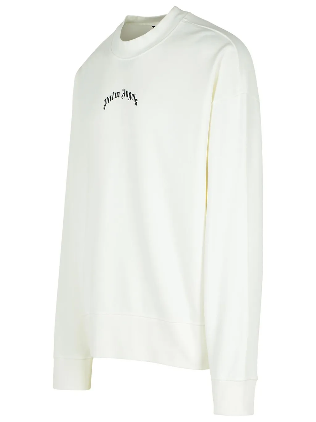 Palm Angels Curved-Logo Crewneck Sweatshirt