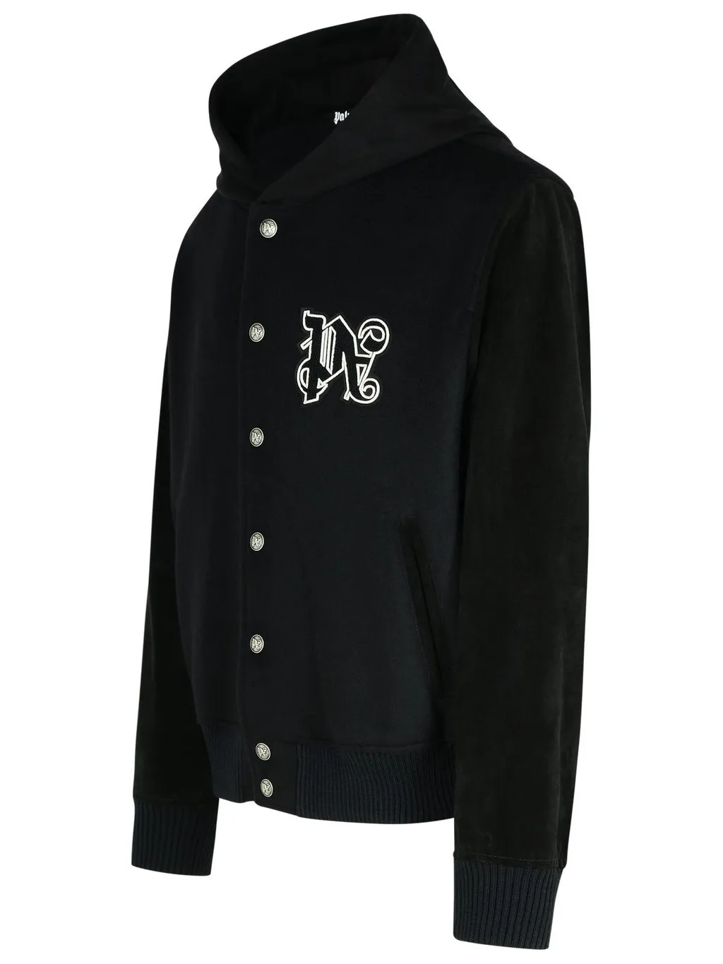 Palm Angels Monogram Embroidered Bomber Jacket