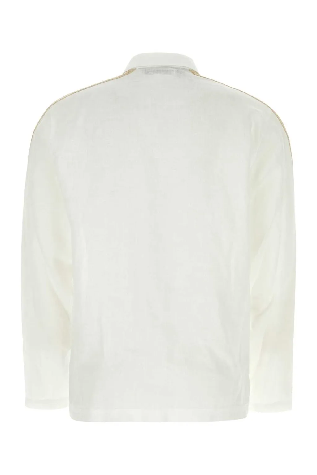 Palm Angels Pa Monogram Printed Long-Sleeved Shirt