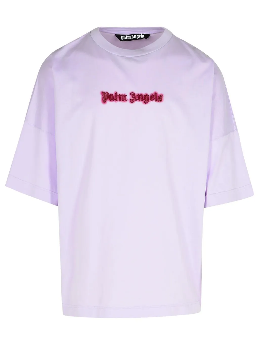 Palm Angels Logo Embroidered Drop Shoulder T-Shirt
