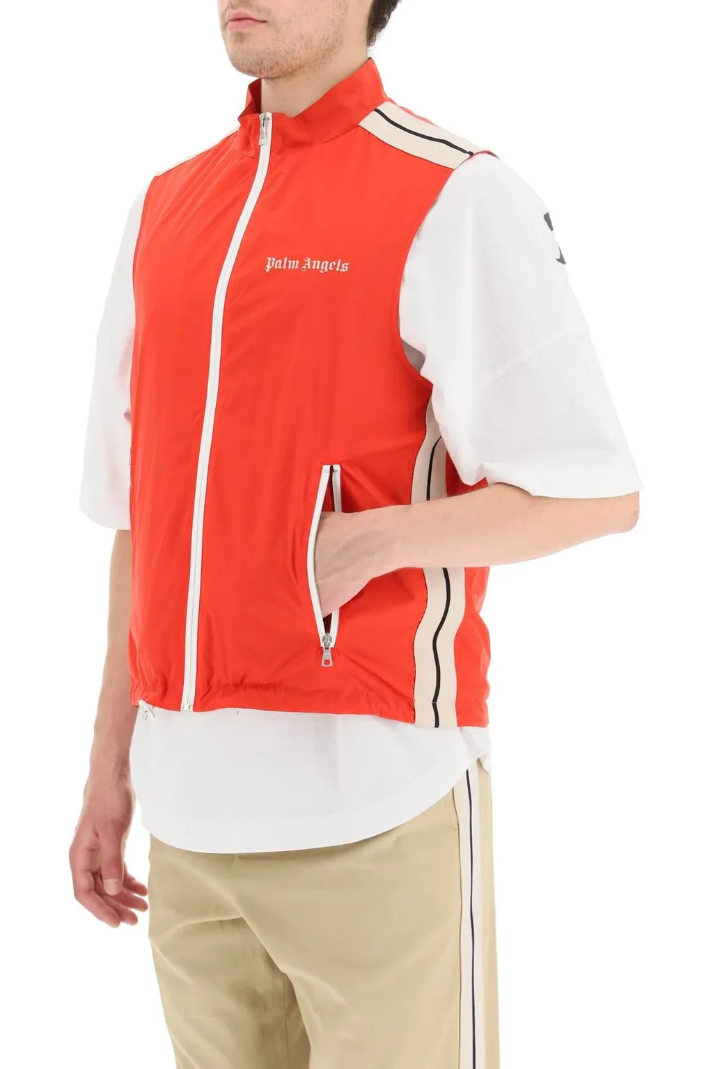 Palm Angels Logo Printed Vest