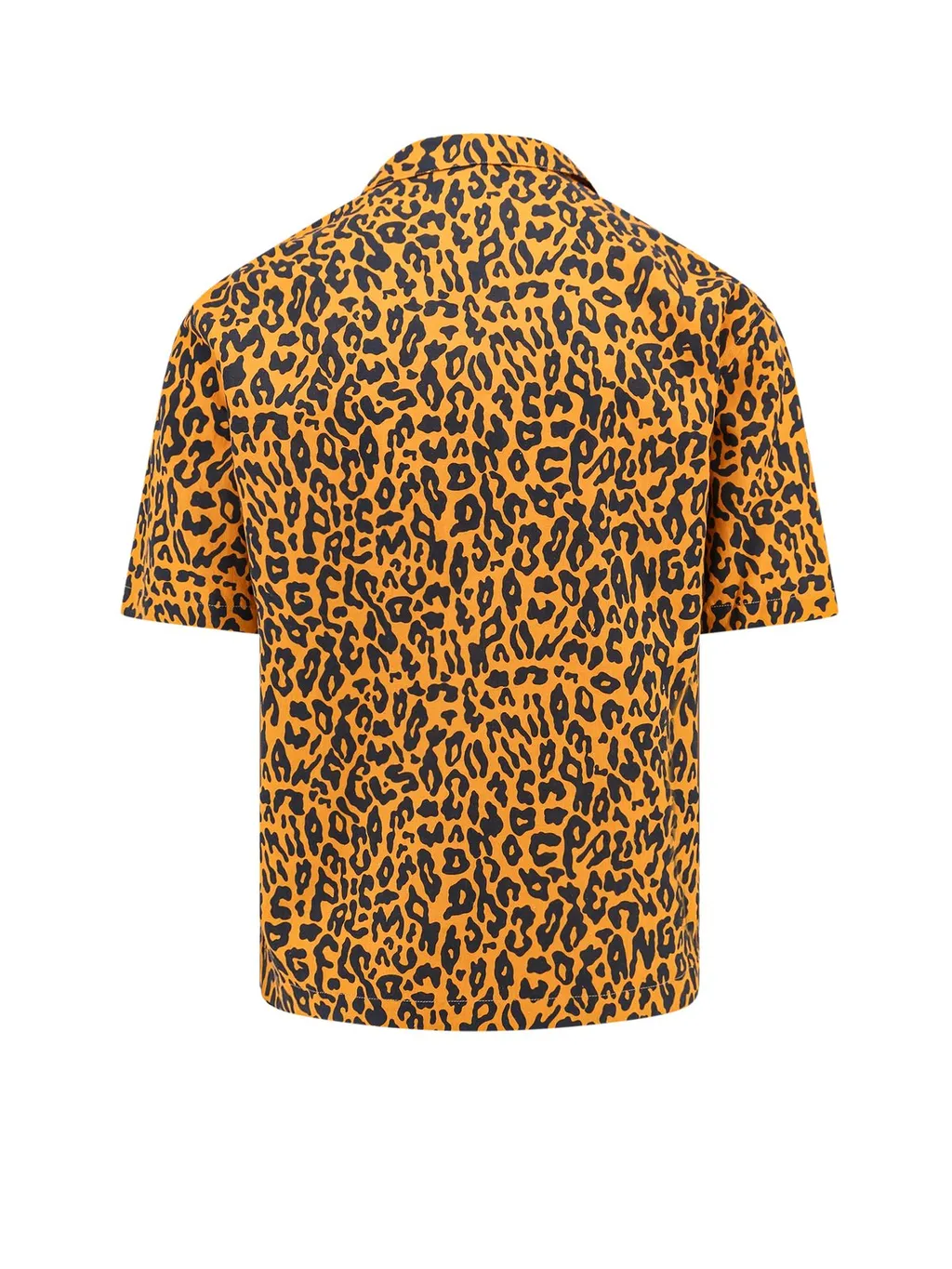 Palm Angels Animal Print Short-Sleeved Shirt