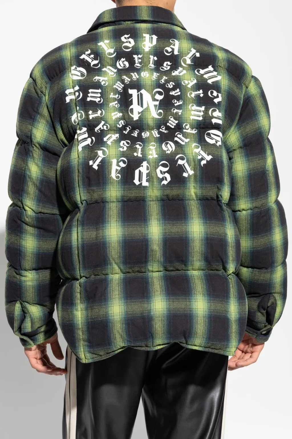 Palm Angels Checked Puffer Jacket