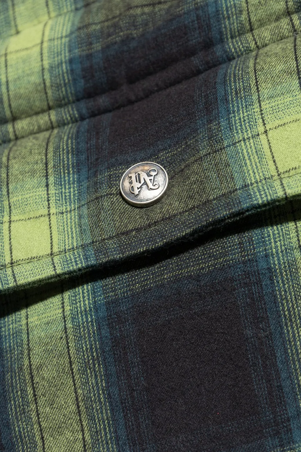 Palm Angels Checked Puffer Jacket