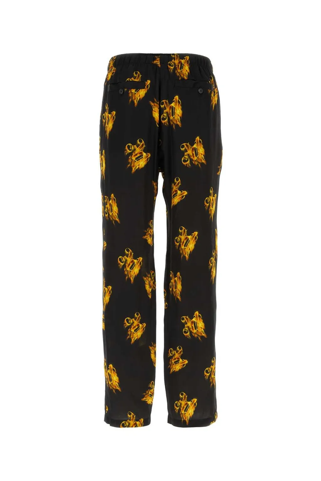Palm Angels Burning Logo-Printed Drawstring Trousers