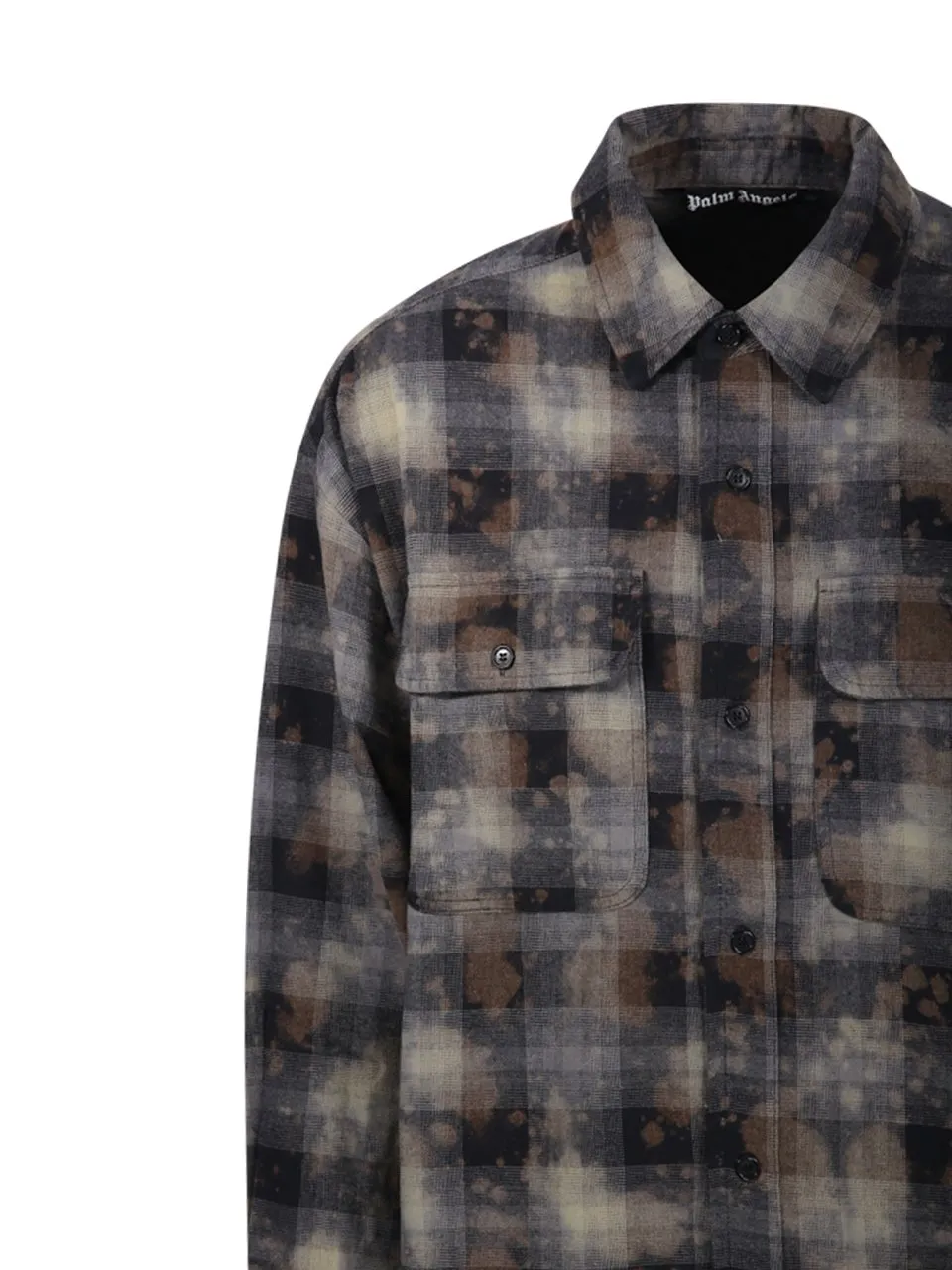 Palm Angels Checked Long-Sleeved Shirt