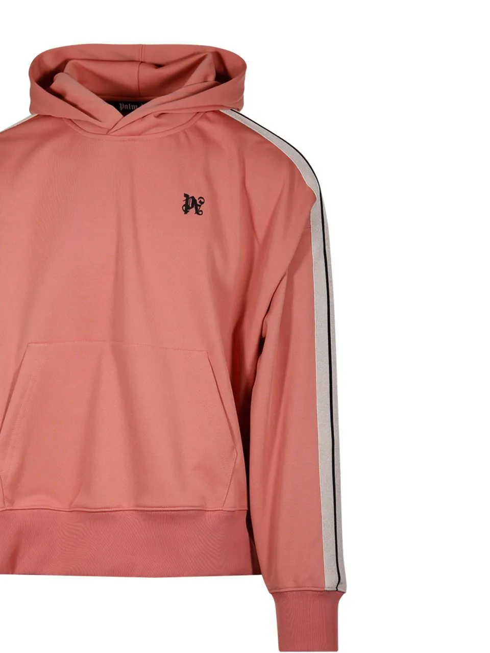 Palm Angels Monogram-Embroidered Drop Shoulder Track Hoodie